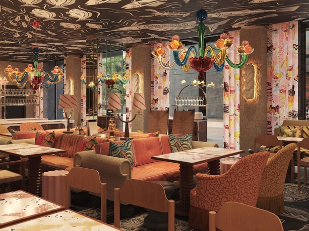 Imagen del bar/restaurante del Mama Shelter Lake Como. Foto 4