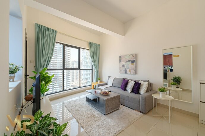 Imagen de la habitación del Marco Polo - Stunning 1 Br With Full Marina View Huge Balcony. Foto 19