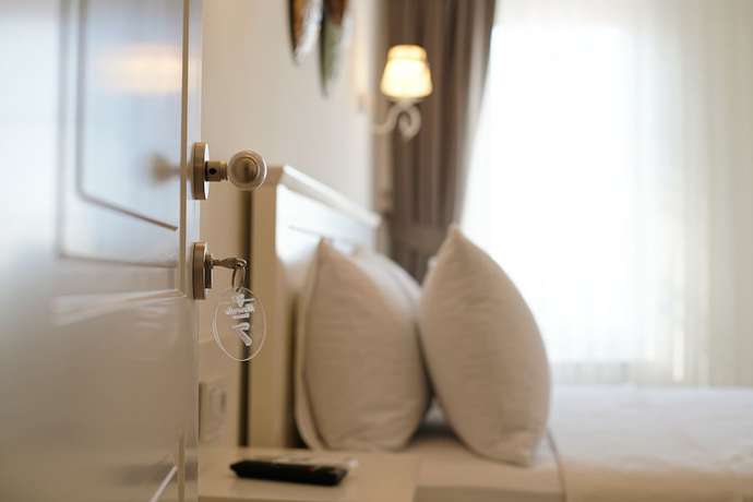 Imagen de la habitación del Mavrella Bozcaada. Foto 3