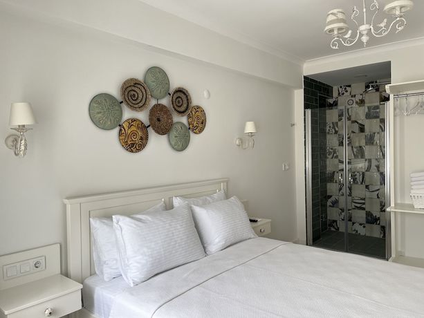 Imagen de la habitación del Mavrella Bozcaada. Foto 16