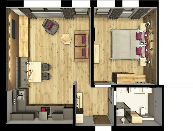 Imagen de la habitación del Maximilian Appartements. Foto 15
