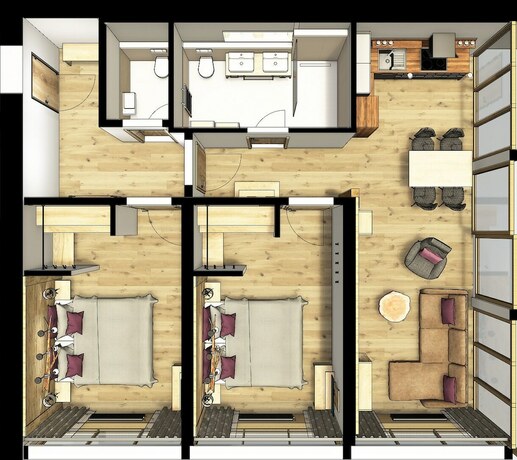 Imagen de la habitación del Maximilian Appartements. Foto 19