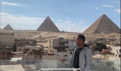 Imagen general del Middle East pyramids View, Giza. Foto 2