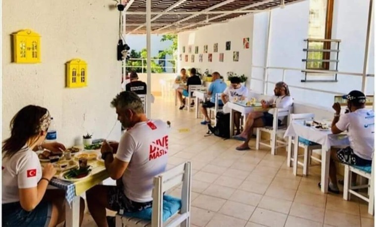 Imagen del bar/restaurante del Mimosa Pension. Foto 5