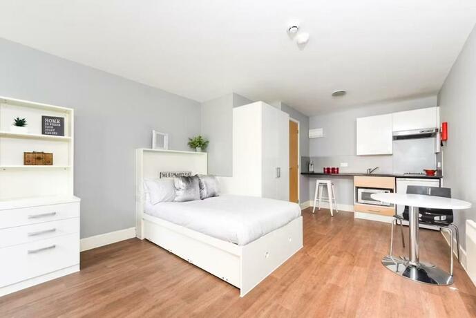 Imagen general del Modern Ensuite Rooms with Shared Kitchen at Tramways in Chester for Students Only. Foto 1