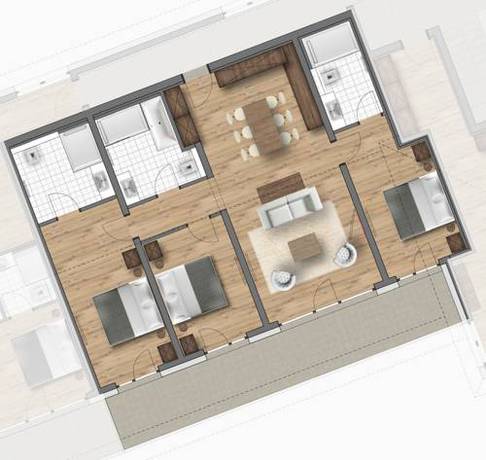 Imagen de la habitación del Mountain Spa Residences. Foto 2