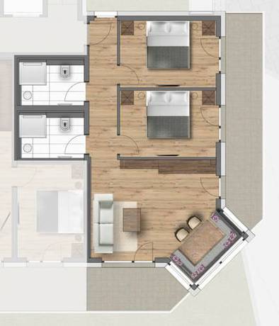 Imagen de la habitación del Mountain Spa Residences. Foto 10