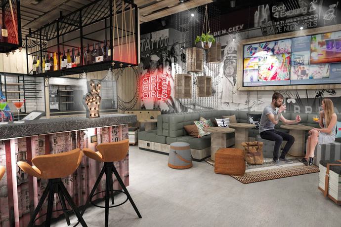 Imagen del bar/restaurante del Moxy Bremen. Foto 5