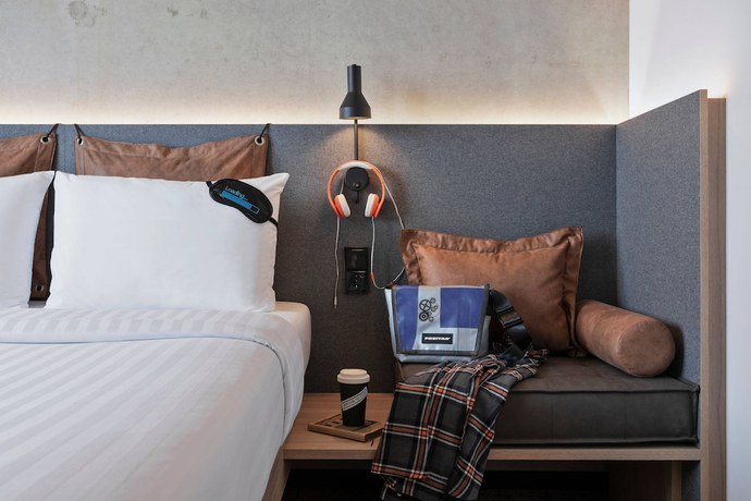 Imagen de la habitación del Moxy Hamburg Altona. Foto 16