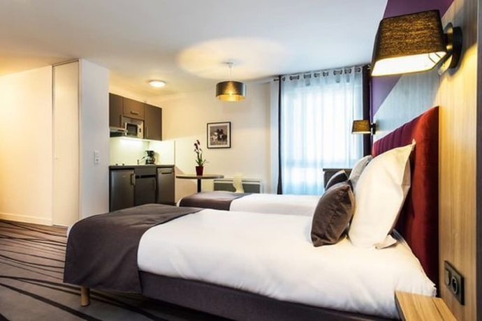 Imagen de la habitación del Nemea Appart Hotel Quai Victor Tours Centre. Foto 2