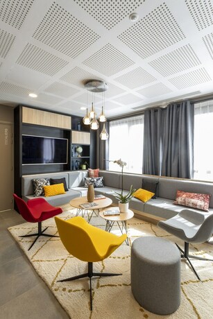 Imagen de los interiores del Nemea Appart'hôtel Vélizy Europe. Foto 26
