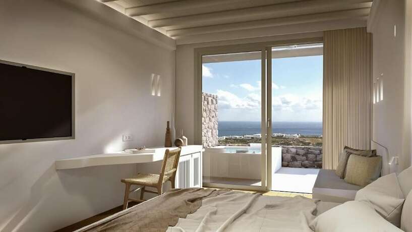 Imagen de la habitación del Nomia Sunset Suites Mykonos. Foto 17