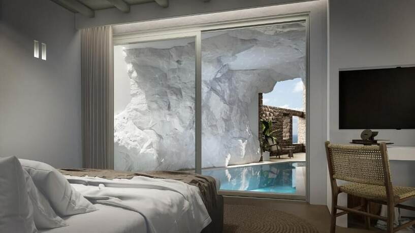 Imagen de la habitación del Nomia Sunset Suites Mykonos. Foto 19