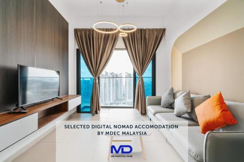 Imagen de la habitación del NowHere 2BR 4PAX with Balcony Reizz Residences. Foto 19