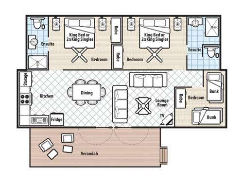 Imagen de la habitación del Nrma Darlington Beach Holiday Resort. Foto 5