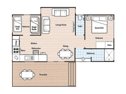 Imagen de la habitación del Nrma Darlington Beach Holiday Resort. Foto 6