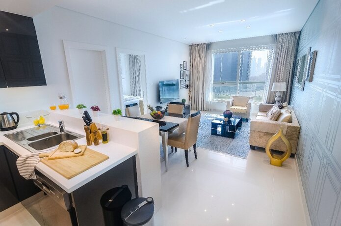 Imagen de la habitación del OSKENA Vacation Homes - Damac Maison Canal View. Foto 12