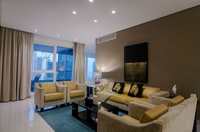 Imagen de la habitación del OSKENA Vacation Homes - Damac Maison Canal View. Foto 14