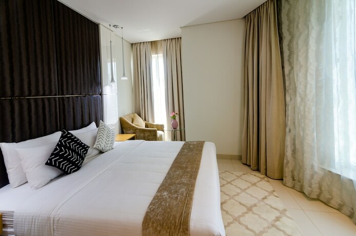 Imagen de la habitación del OSKENA Vacation Homes - Damac Maison Canal View. Foto 16