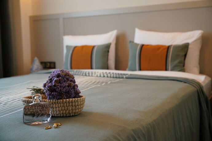 Imagen de la habitación del Oikos Bozcaada. Foto 14