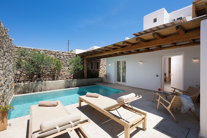 Imagen de la habitación del Oliving Mykonos Luxury Suites. Foto 2