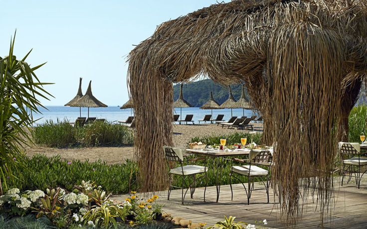 Imagen de los exteriores del Olympos Lodge. Foto 13