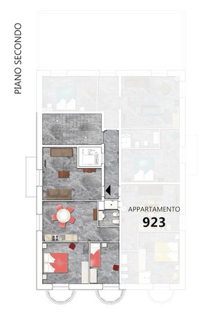 Imagen de la habitación del Palazzo Novecento. Foto 17