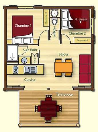 Imagen de la habitación del Parc R&eacute;sidentiel Les Hauts De Baldy. Foto 6