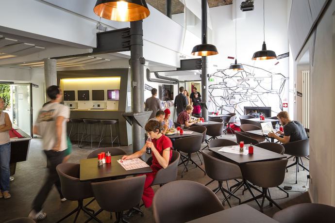 Imagen del bar/restaurante del Pfefferbett Hostel Berlin. Foto 6