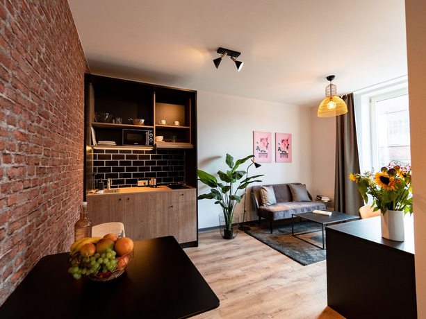 Imagen de la habitación del Phnx Aparthotel Hamburg. Foto 16