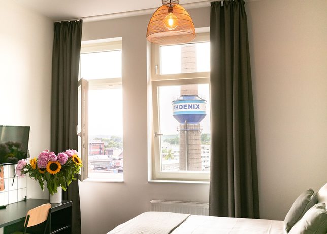 Imagen de la habitación del Phnx Aparthotel Hamburg. Foto 17