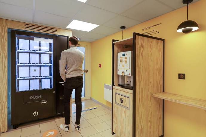 Imagen del bar/restaurante del Premi&egrave;re Classe Lille Sud - Henin Beaumont. Foto 4