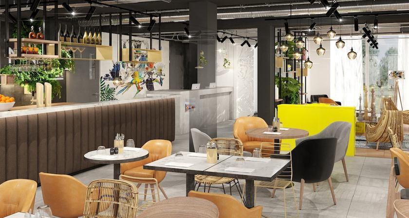 Imagen de los interiores del Premier Inn Heidelberg City Bahnstadt. Foto 12