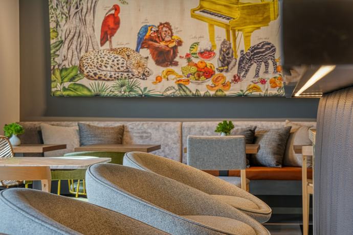Imagen de los interiores del Premier Inn Heidelberg City Bahnstadt. Foto 19