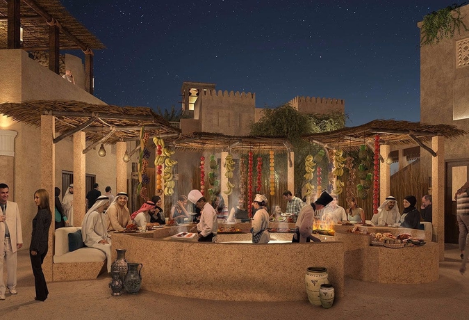 Imagen del bar/restaurante del Qasr Al Sultan Boutique Hotel. Foto 5