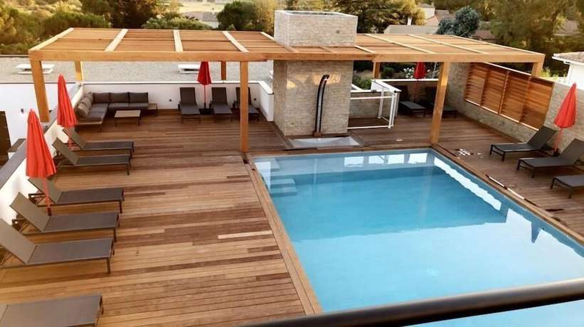 Imagen de la piscina del R&eacute;sidence Acqua Linda, Pietrosella. Foto 20