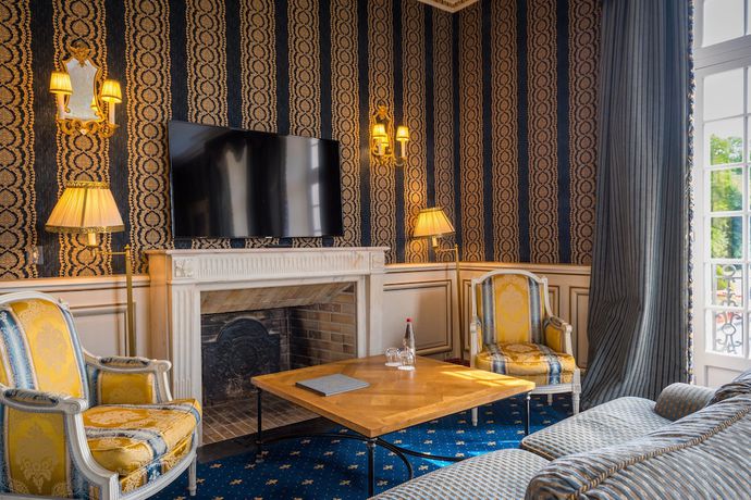 Imagen de la habitación del Relais and Châteaux, Château de Courcelles. Foto 8