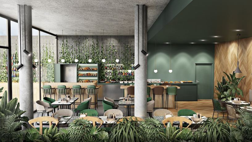 Imagen del bar/restaurante del Residence Inn by Marriott Hamburg Altona. Foto 3