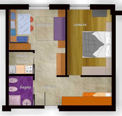 Imagen de la habitación del Residence Kristall- Fiemme Holidays. Foto 6