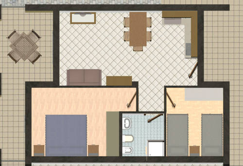 Imagen de la habitación del Residence Maroadi, Torbole Sul Garda. Foto 6