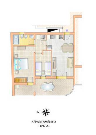 Imagen de la habitación del Residence Serenissima. Foto 3