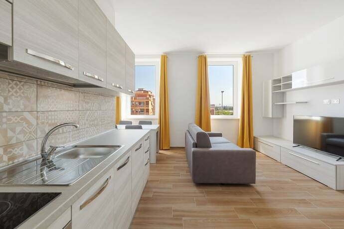 Imagen de la habitación del Residence Torvaianica. Foto 13