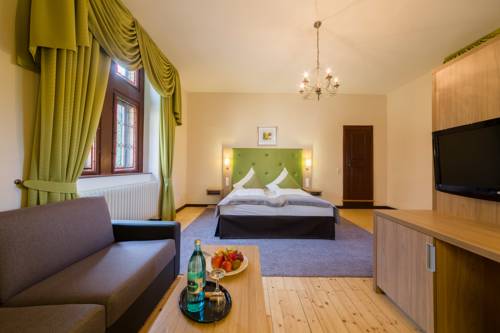 Imagen de la habitación del Romantik Hotel Schloss Hohenstein. Foto 7