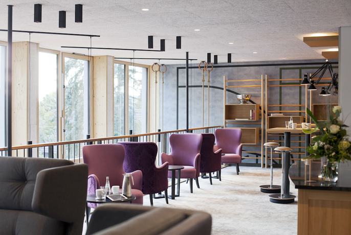 Imagen de los interiores del Schulhaus Hotel. Foto 18