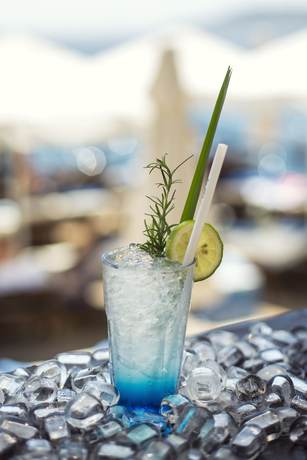 Imagen del bar/restaurante del Seaview Hotel, Kas. Foto 2