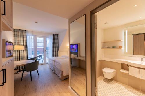 Imagen de la habitación del Seehotel Zarrentin. Foto 19