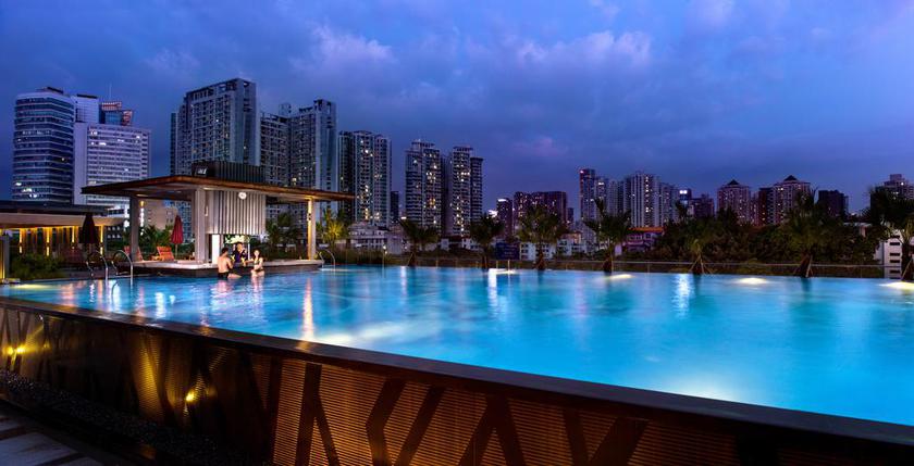 Imagen de la piscina del Sentosa Hotel Apartment Taoyuan Branch. Foto 12