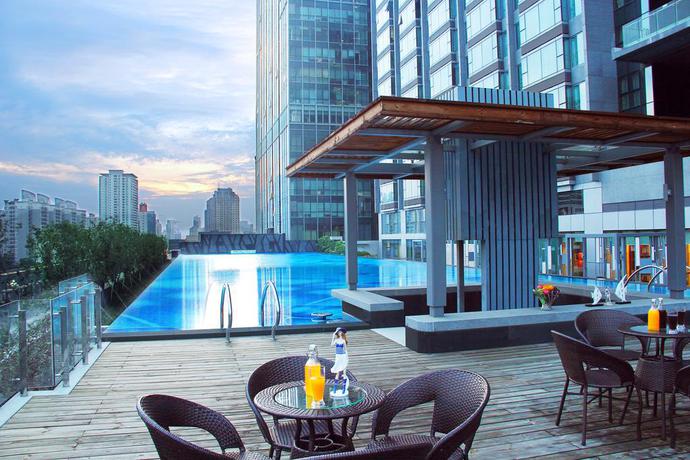 Imagen de la piscina del Sentosa Hotel Apartment Taoyuan Branch. Foto 13