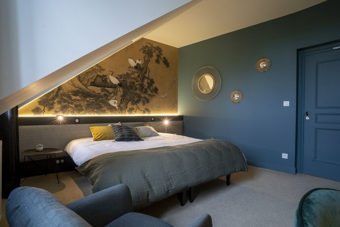 Imagen de la habitación del Slow Village Ch&acirc;teau des Forges. Foto 16
