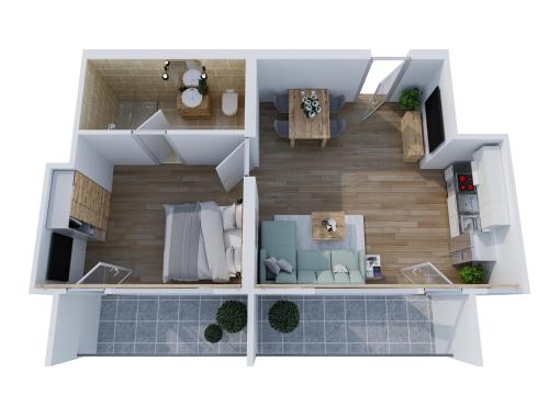 Imagen general del Smart Resorts Haus Diamant Ferienwohnung 712. Foto 4